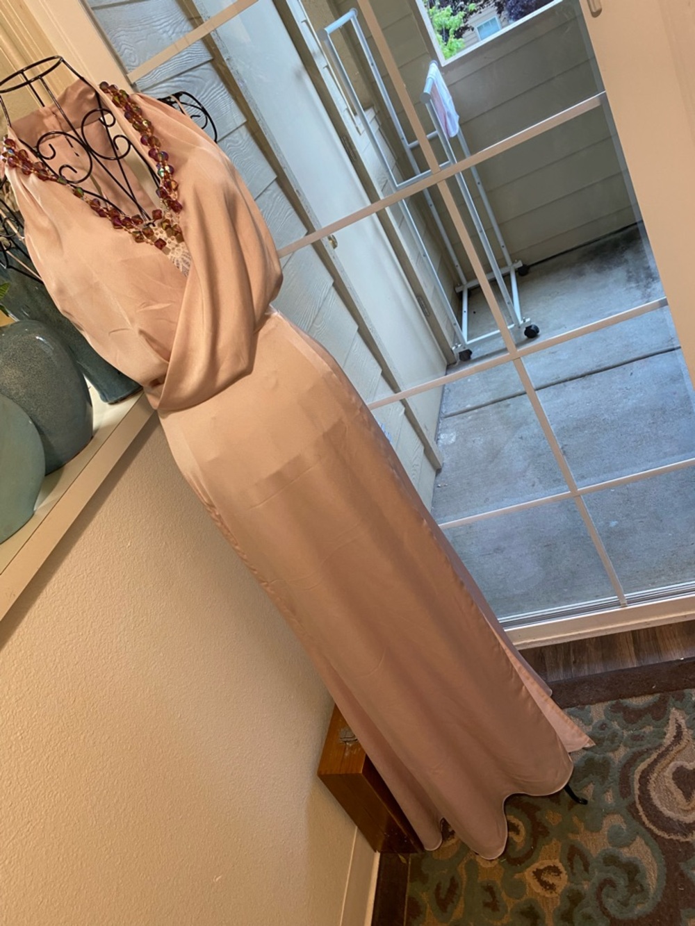KEEPSAKE the Label Powder Pink Satin Slip Dress